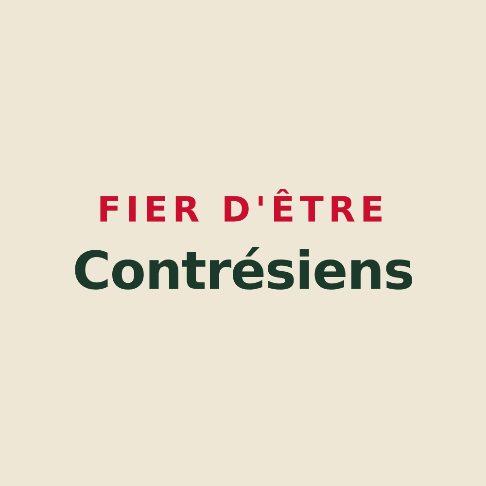 Tote bag « Fier d'être Contrésiens » — design pour Contré
