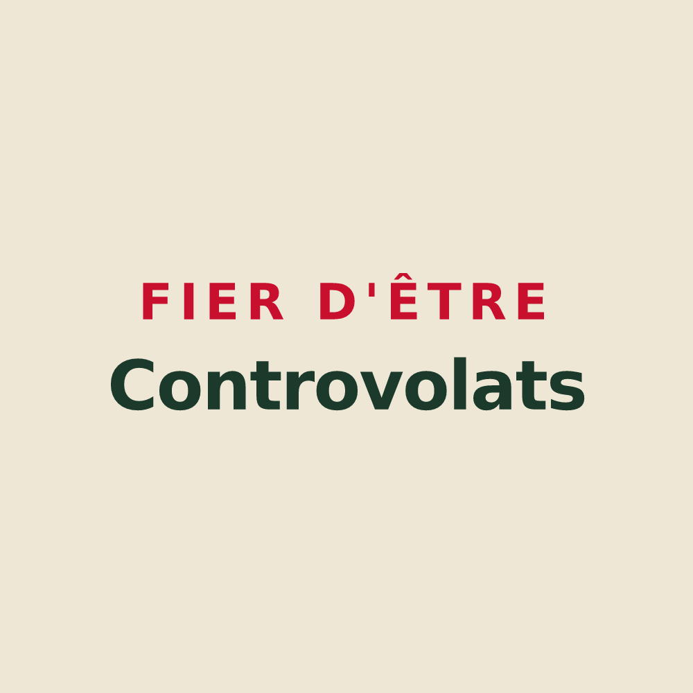 Tote bag « Fier d'être Controvolats » — design pour Contrevoz