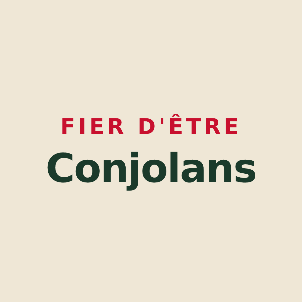 Tote bag « Fier d'être Conjolans » — design pour Conzieu