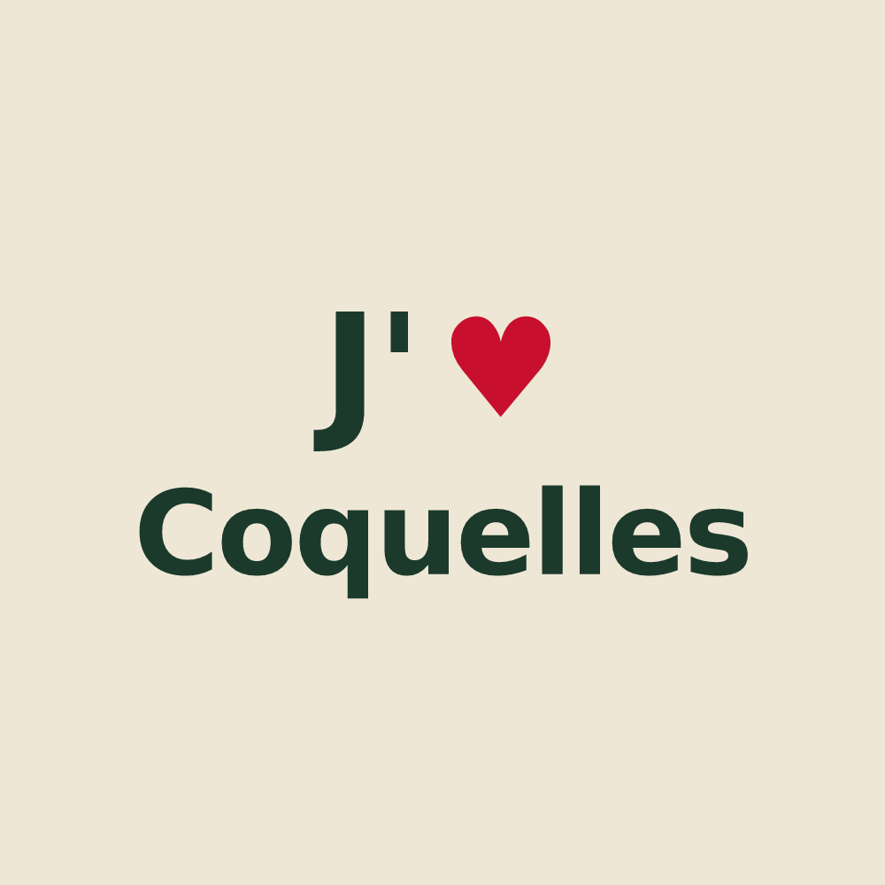 Tote bag personnalisé Coquelles — design J'aime Coquelles