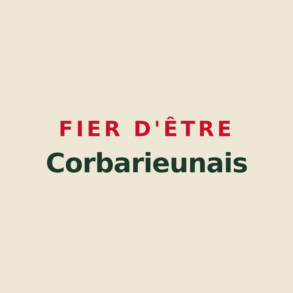 Tote bag « Fier d'être Corbarieunais » — design pour Corbarieu