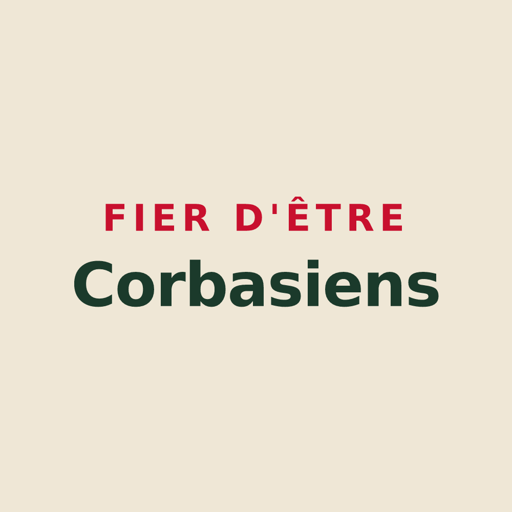 Tote bag « Fier d'être Corbasiens » — design pour Corbas