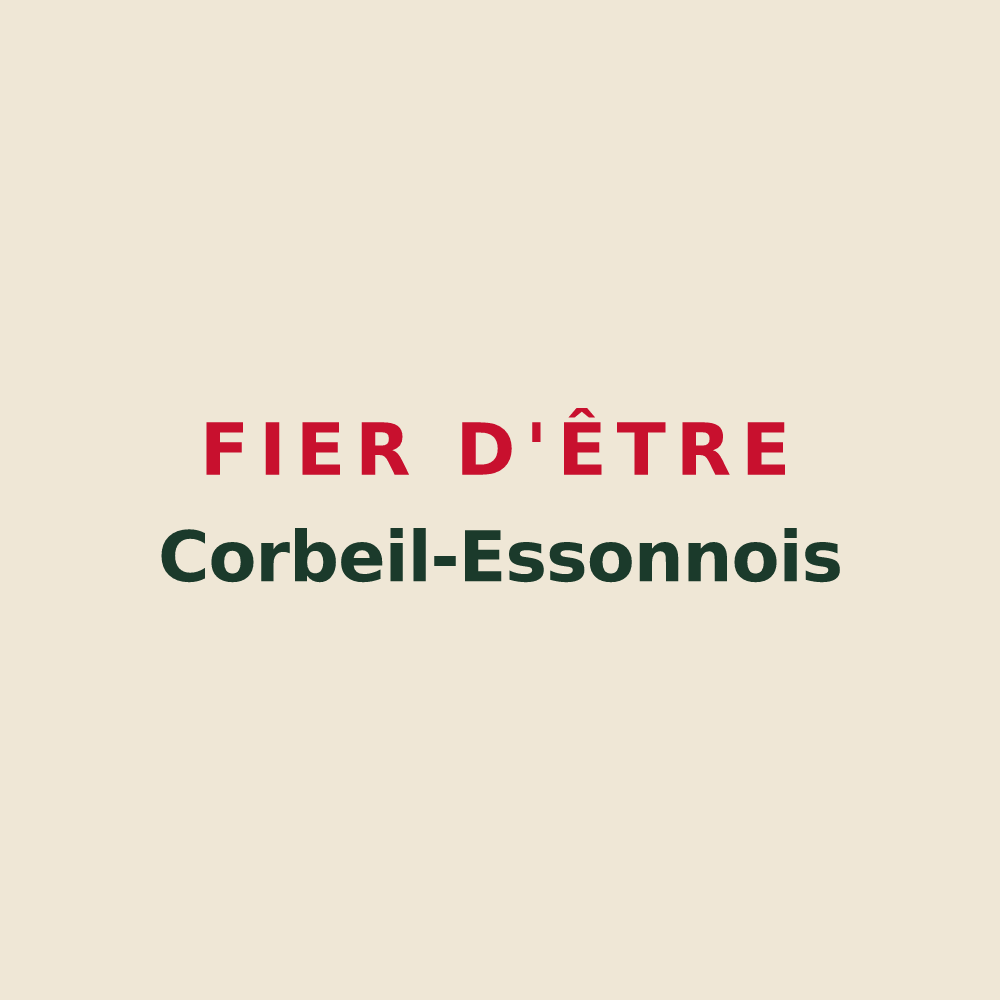 Tote bag « Fier d'être Corbeil-Essonnois » — design pour Corbeil-Essonnes
