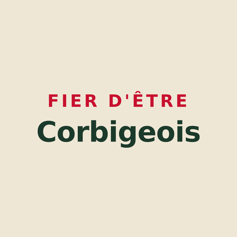 Tote bag « Fier d'être Corbigeois » — design pour Corbigny
