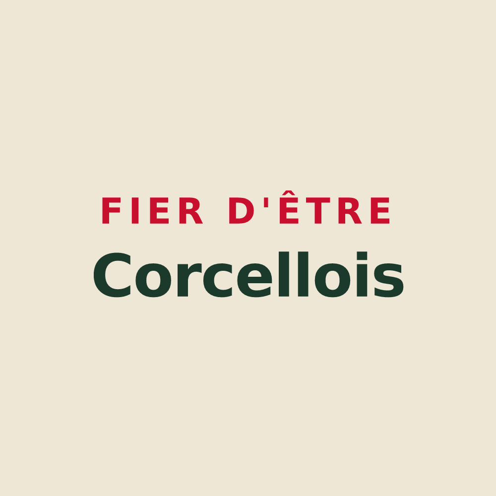 Tote bag « Fier d'être Corcellois » — design pour Corcelles-les-Arts