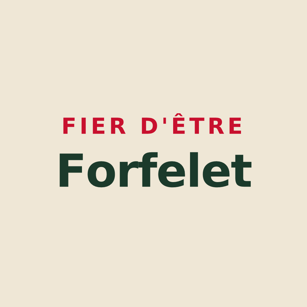 Tote bag « Fier d'être Forfelet » — design pour Corcieux