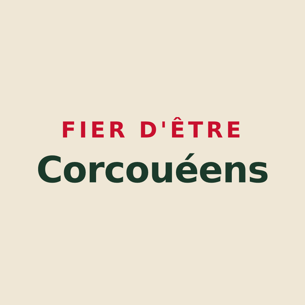 Tote bag « Fier d'être Corcouéens » — design pour Corcoué-sur-Logne