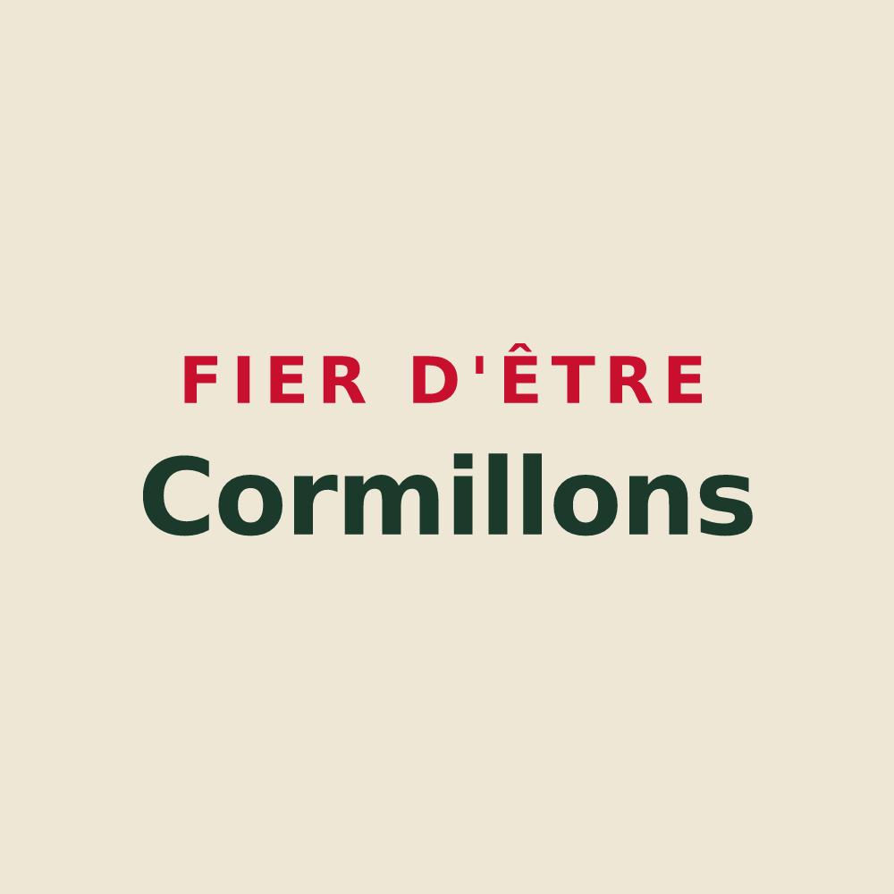 Tote bag « Fier d'être Cormillons » — design pour Corme-Royal