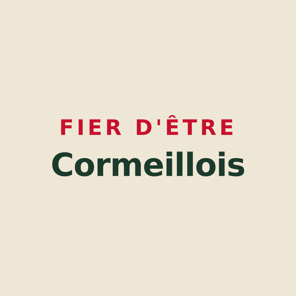 Tote bag « Fier d'être Cormeillois » — design pour Cormeilles