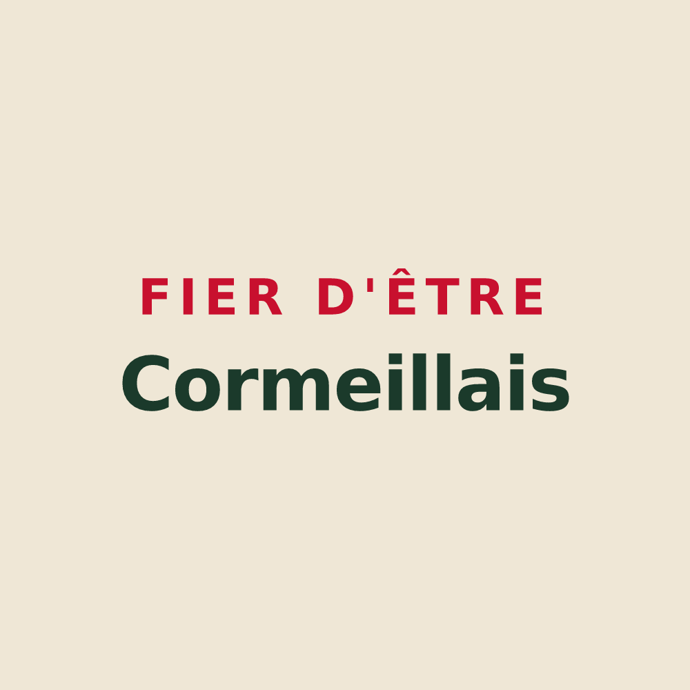 Tote bag « Fier d'être Cormeillais » — design pour Cormeilles