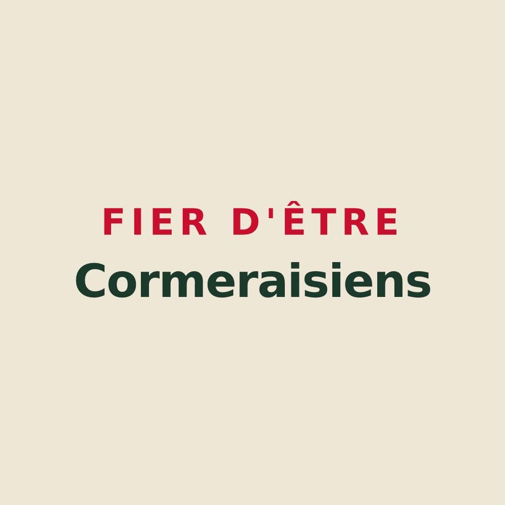 Tote bag « Fier d'être Cormeraisiens » — design pour Cormeray