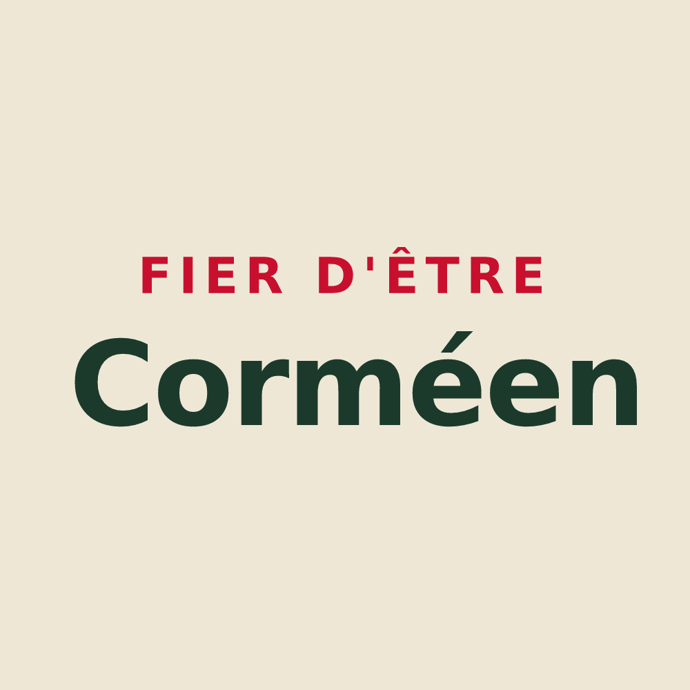 Tote bag « Fier d'être Corméen » — design pour Cormes