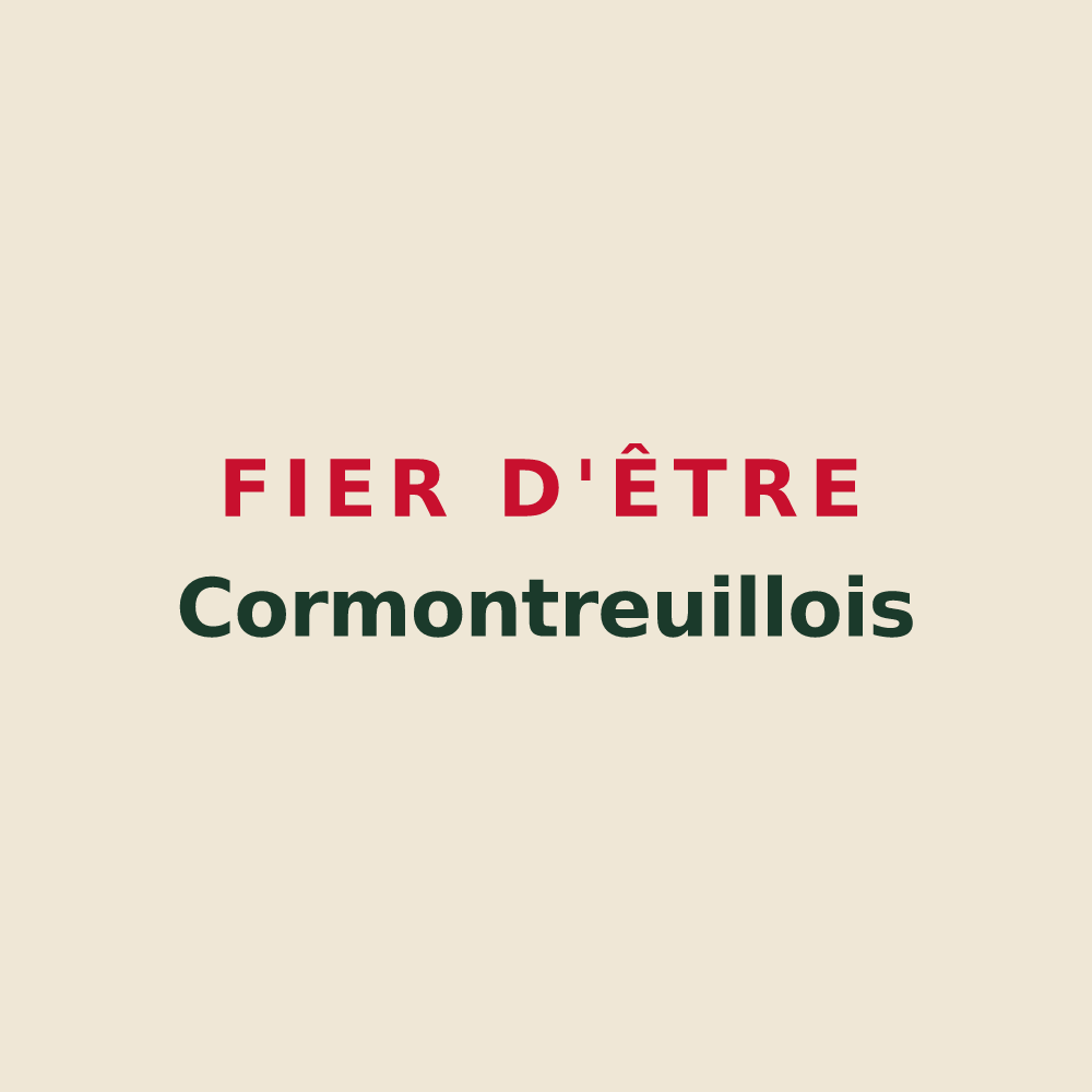 Tote bag « Fier d'être Cormontreuillois » — design pour Cormontreuil