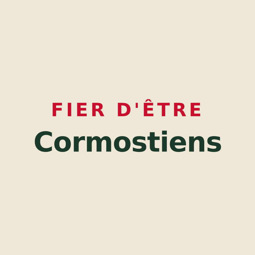 Tote bag « Fier d'être Cormostiens » — design pour Cormost