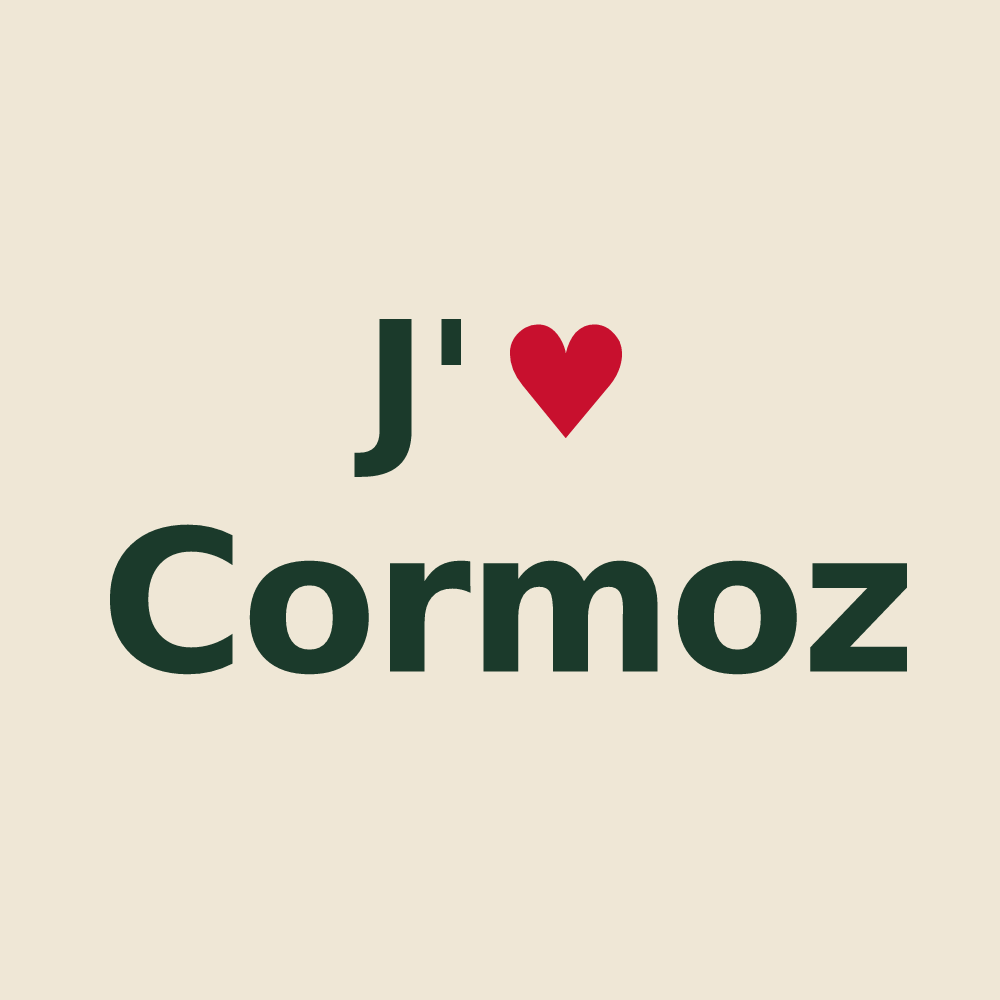 Tote bag personnalisé Cormoz — design J'aime Cormoz