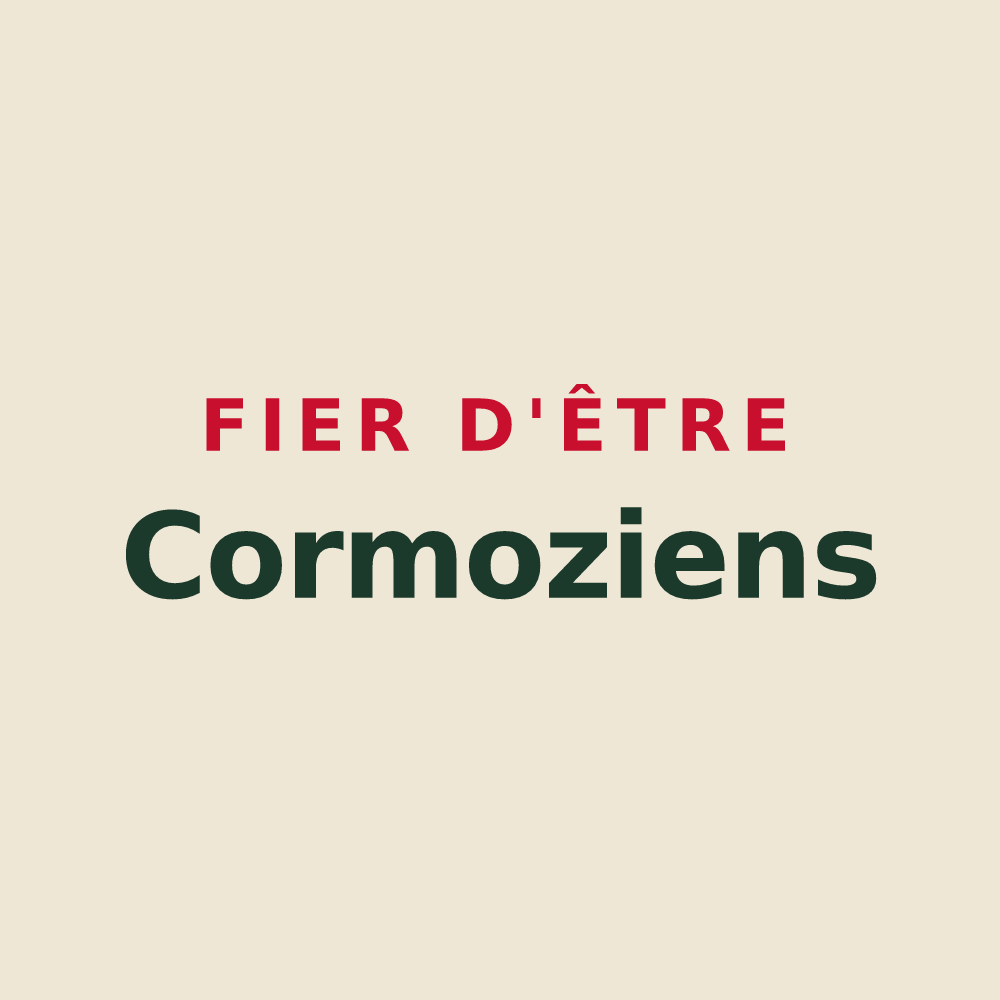 Tote bag « Fier d'être Cormoziens » — design pour Cormoz