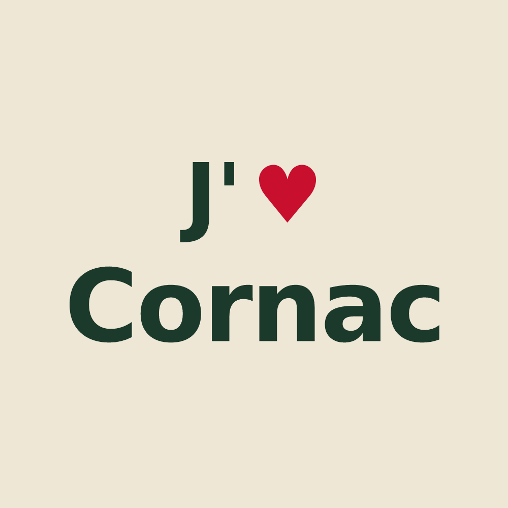 Tote bag personnalisé Cornac — design J'aime Cornac
