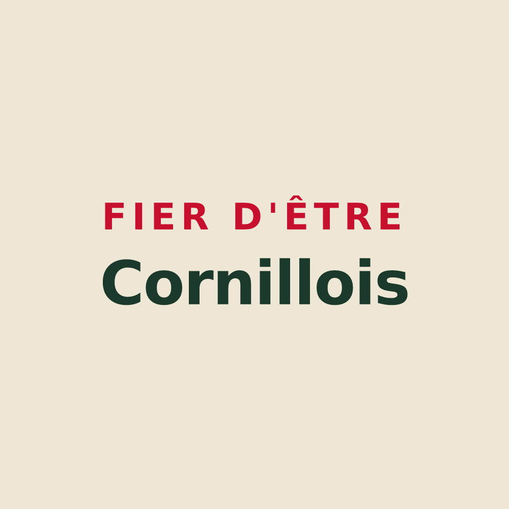 Tote bag « Fier d'être Cornillois » — design pour Cornillé-les-Caves
