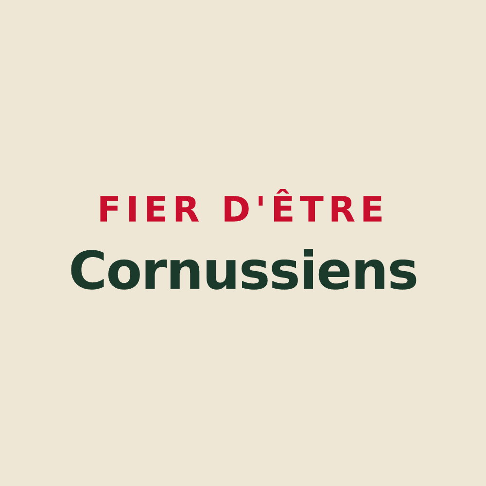 Tote bag « Fier d'être Cornussiens » — design pour Cornusse