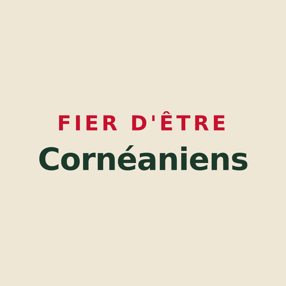 Tote bag « Fier d'être Cornéaniens » — design pour Corny-sur-Moselle