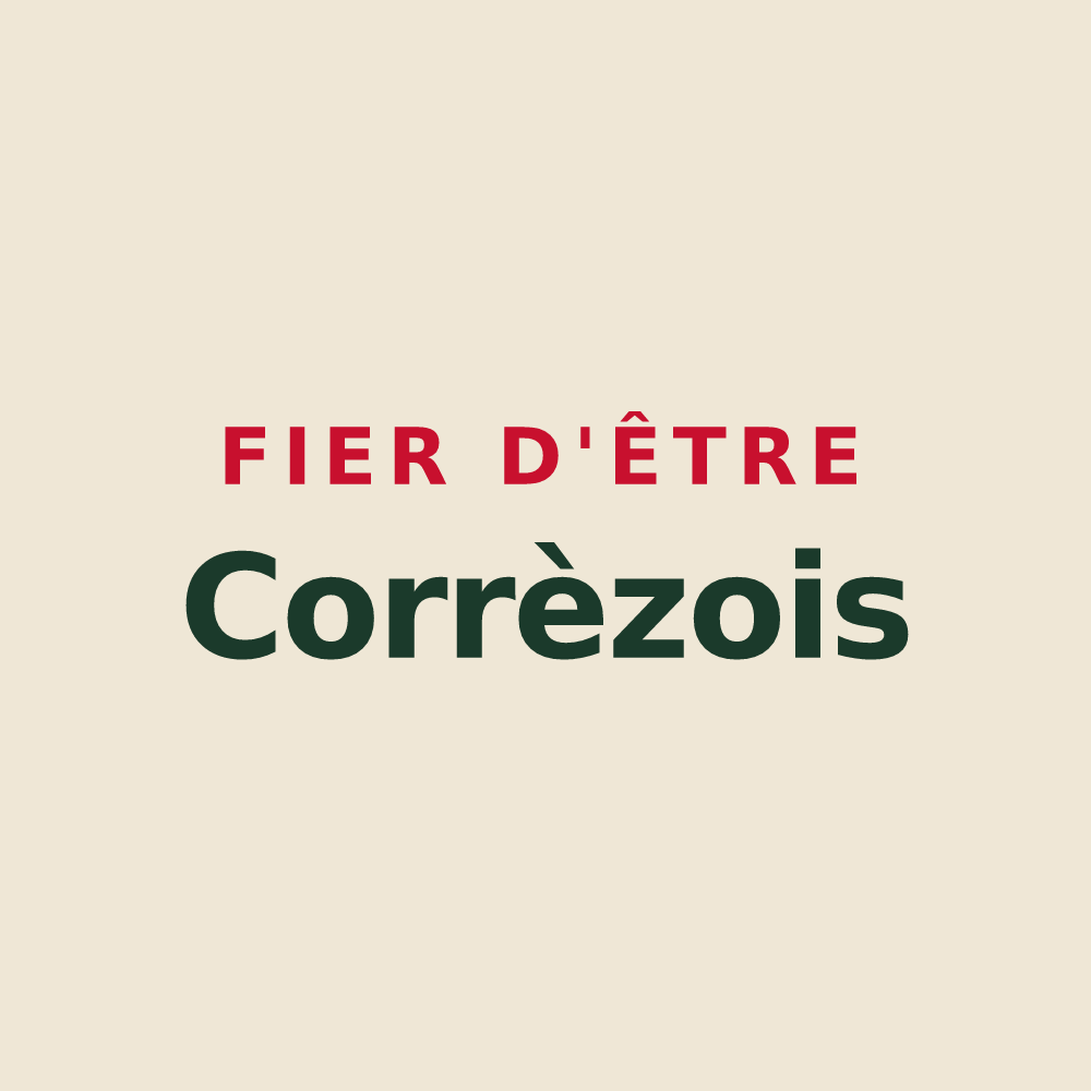 Tote bag « Fier d'être Corrèzois » — design pour Corrèze