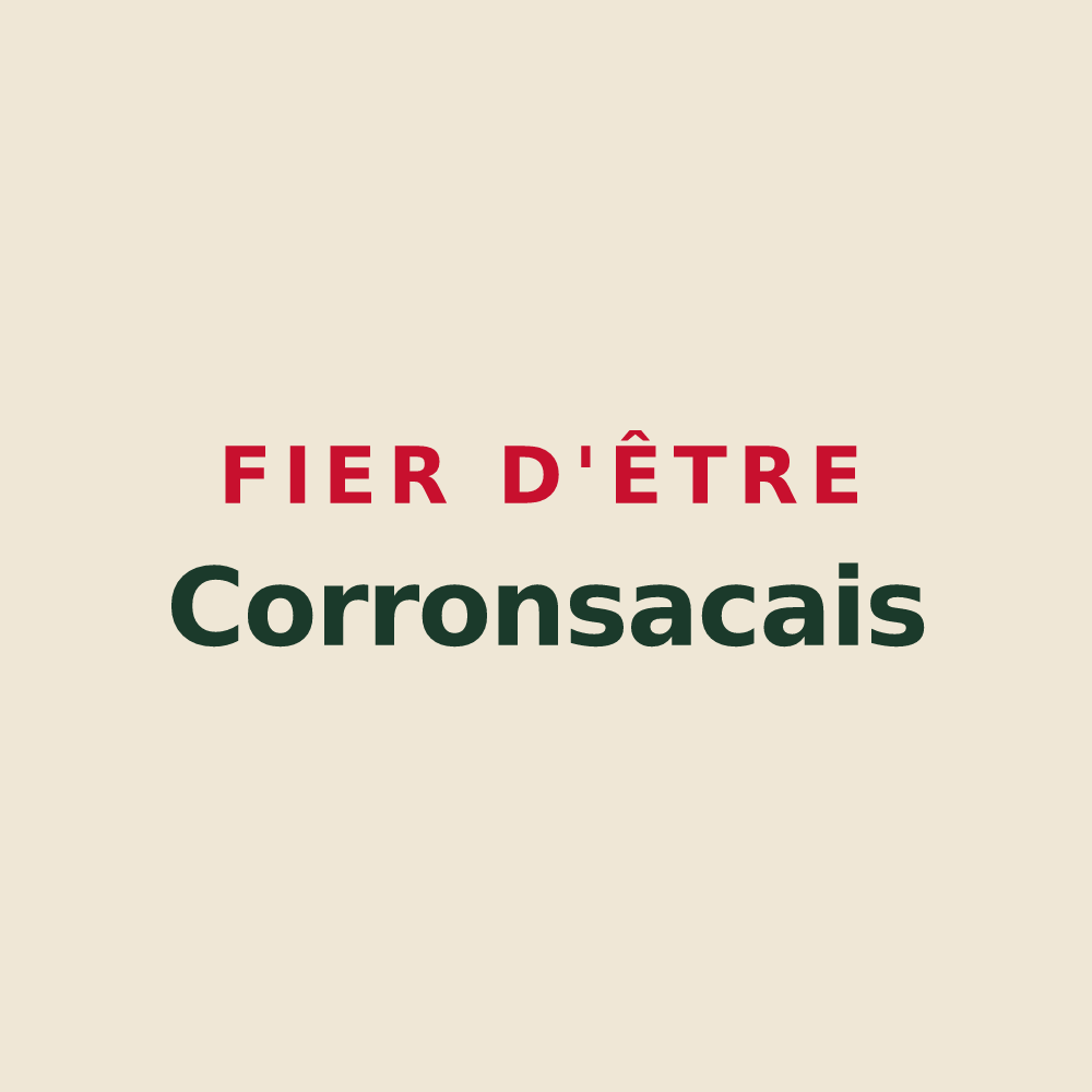 Tote bag « Fier d'être Corronsacais » — design pour Corronsac