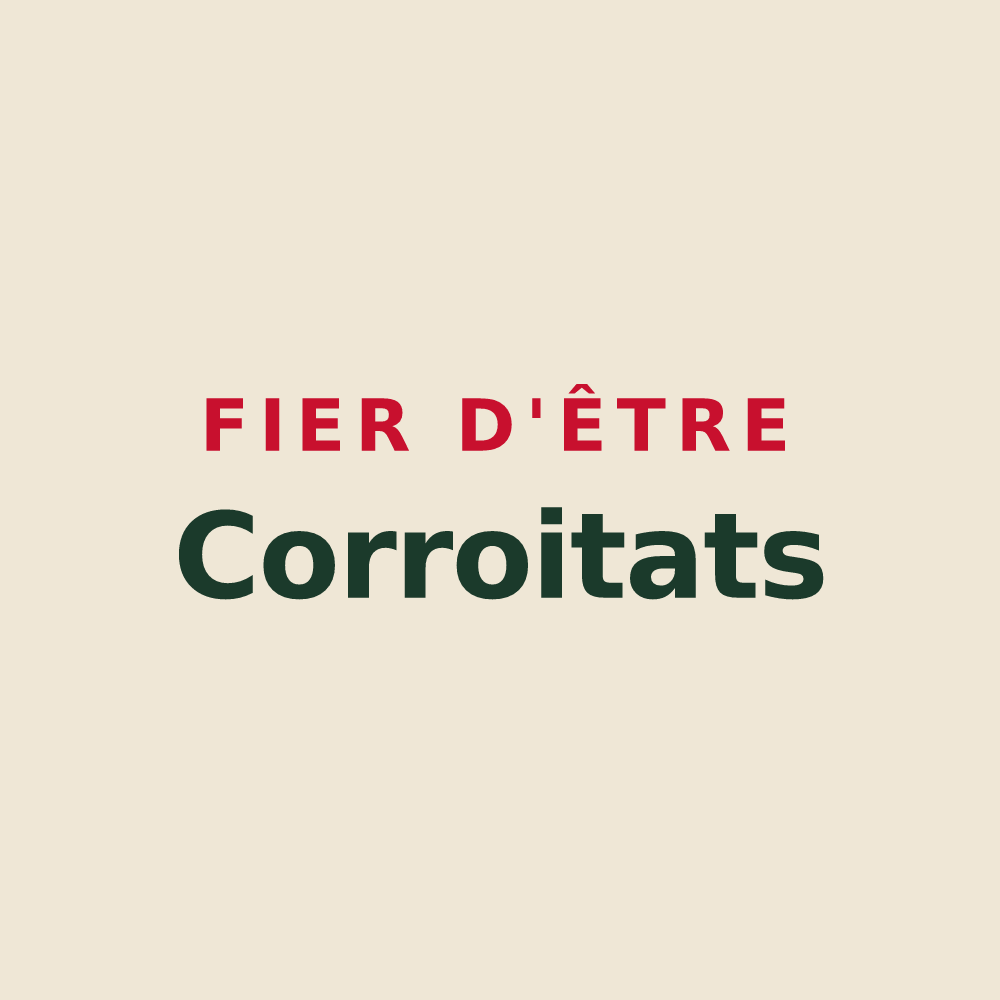 Tote bag « Fier d'être Corroitats » — design pour Corroy