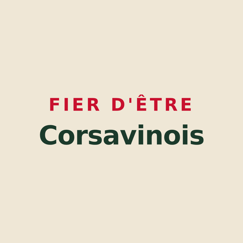 Tote bag « Fier d'être Corsavinois » — design pour Corsavy