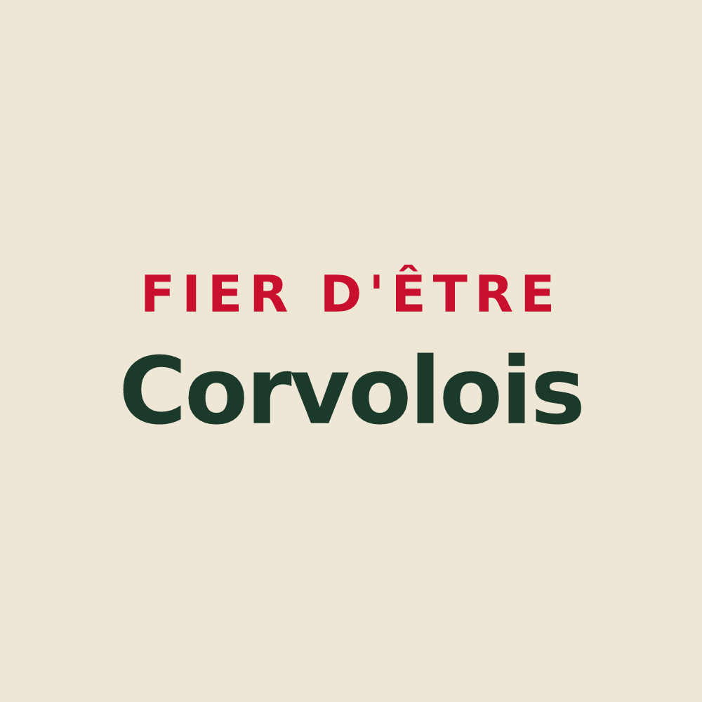 Tote bag « Fier d'être Corvolois » — design pour Corvol-l'Orgueilleux