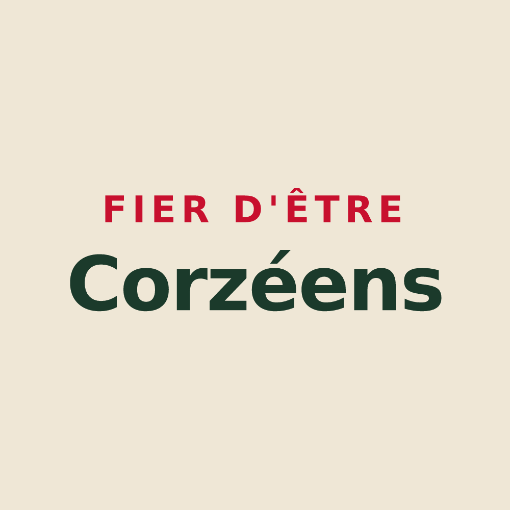 Tote bag « Fier d'être Corzéens » — design pour Corzé