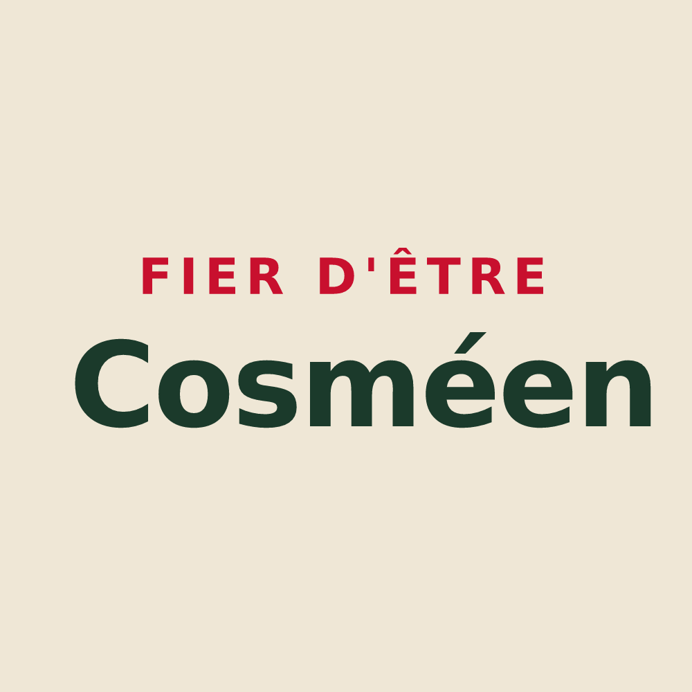 Tote bag « Fier d'être Cosméen » — design pour Cosmes