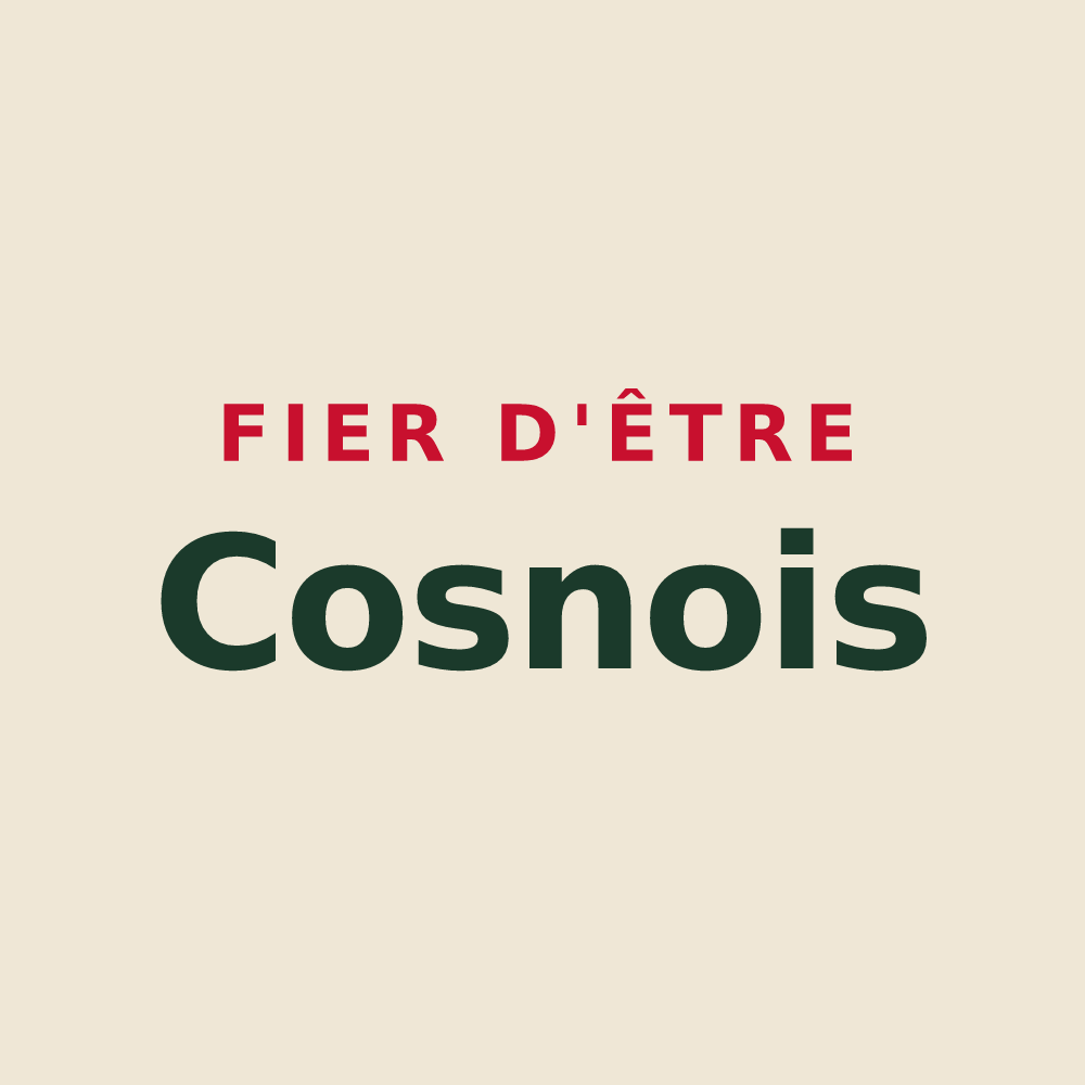 Tote bag « Fier d'être Cosnois » — design pour Cosne-d'Allier