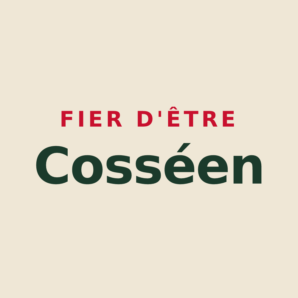 Tote bag « Fier d'être Cosséen » — design pour Cossé-le-Vivien
