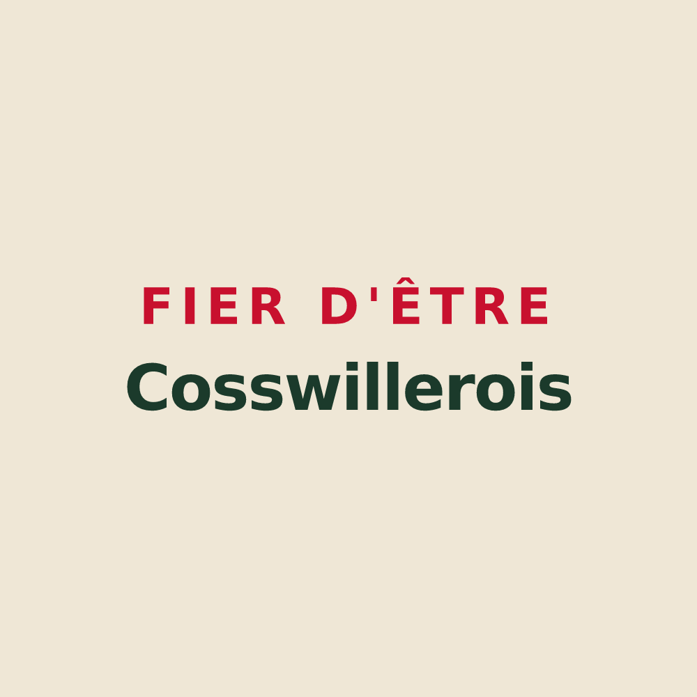 Tote bag « Fier d'être Cosswillerois » — design pour Cosswiller