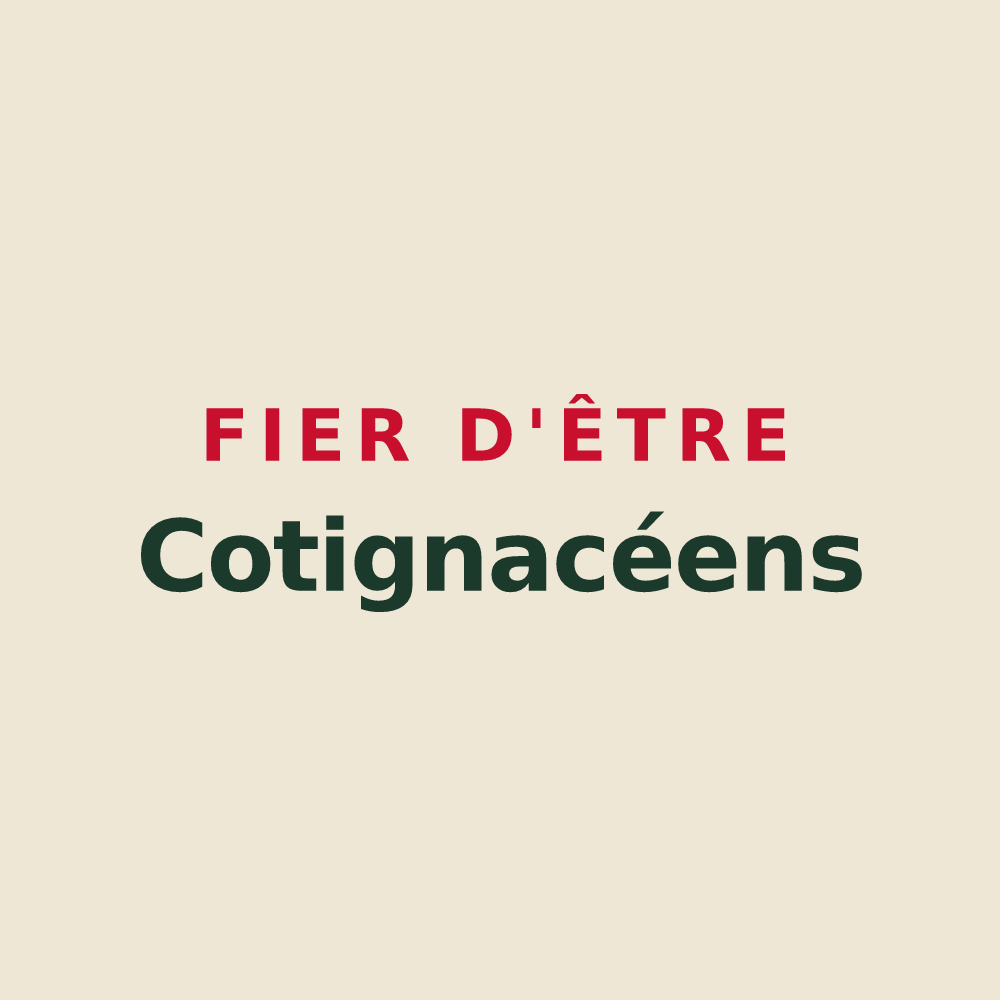 Tote bag « Fier d'être Cotignacéens » — design pour Cotignac