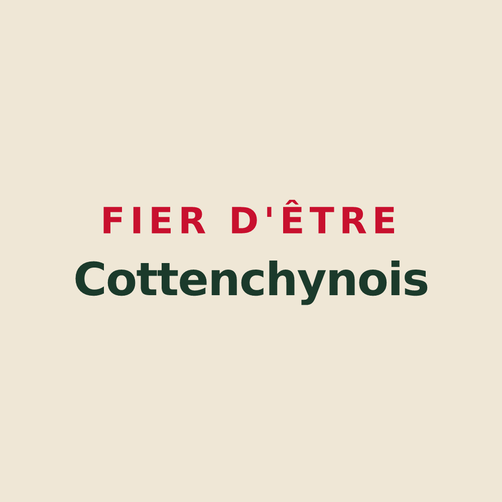 Tote bag « Fier d'être Cottenchynois » — design pour Cottenchy
