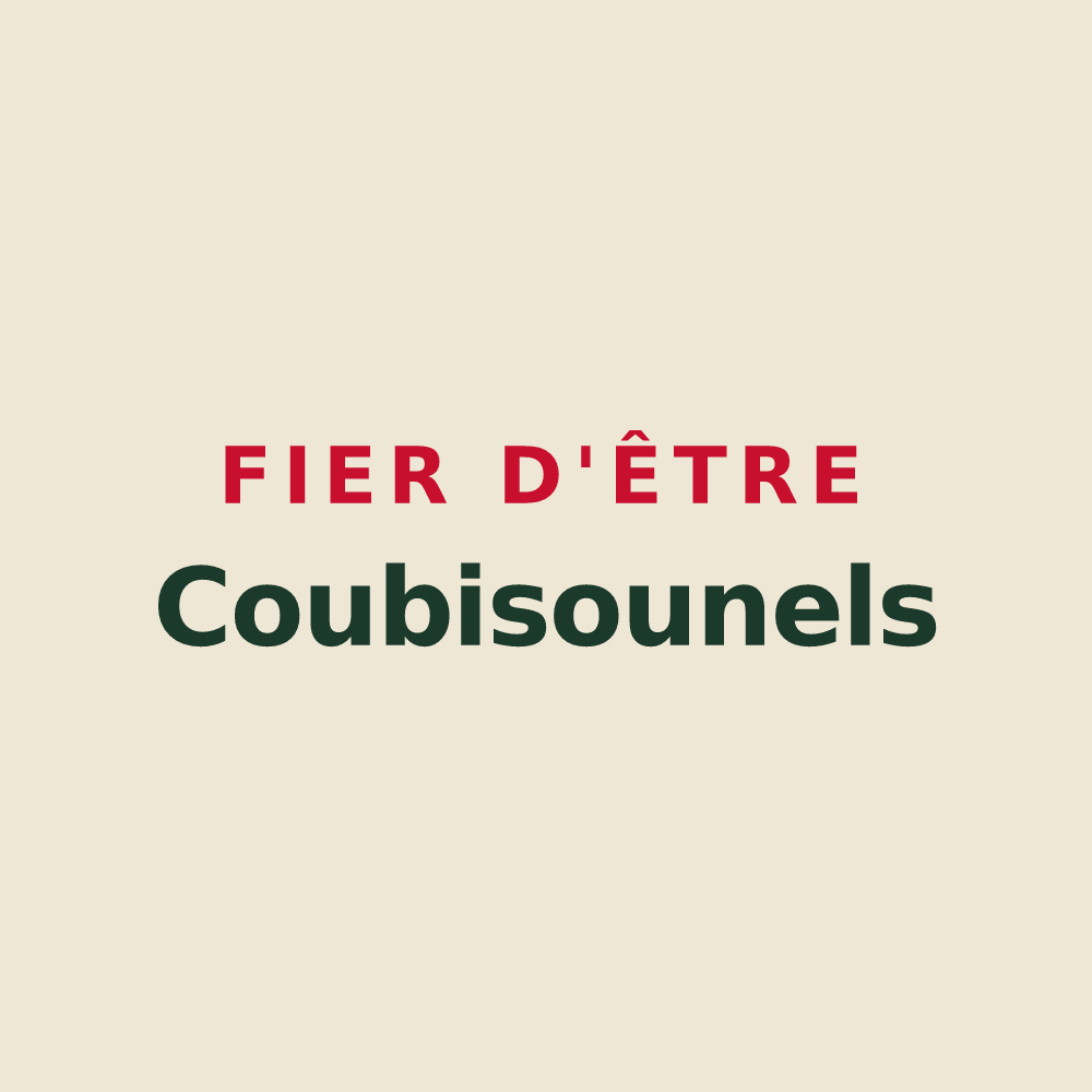 Tote bag « Fier d'être Coubisounels » — design pour Coubisou