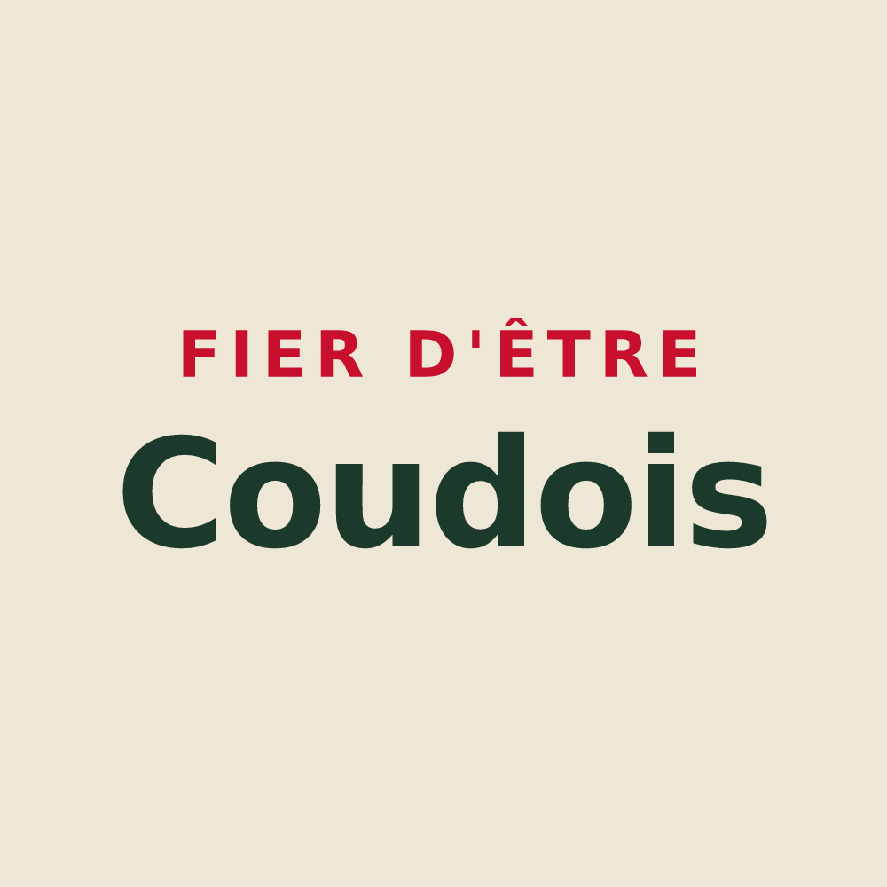 Tote bag « Fier d'être Coudois » — design pour Coudes
