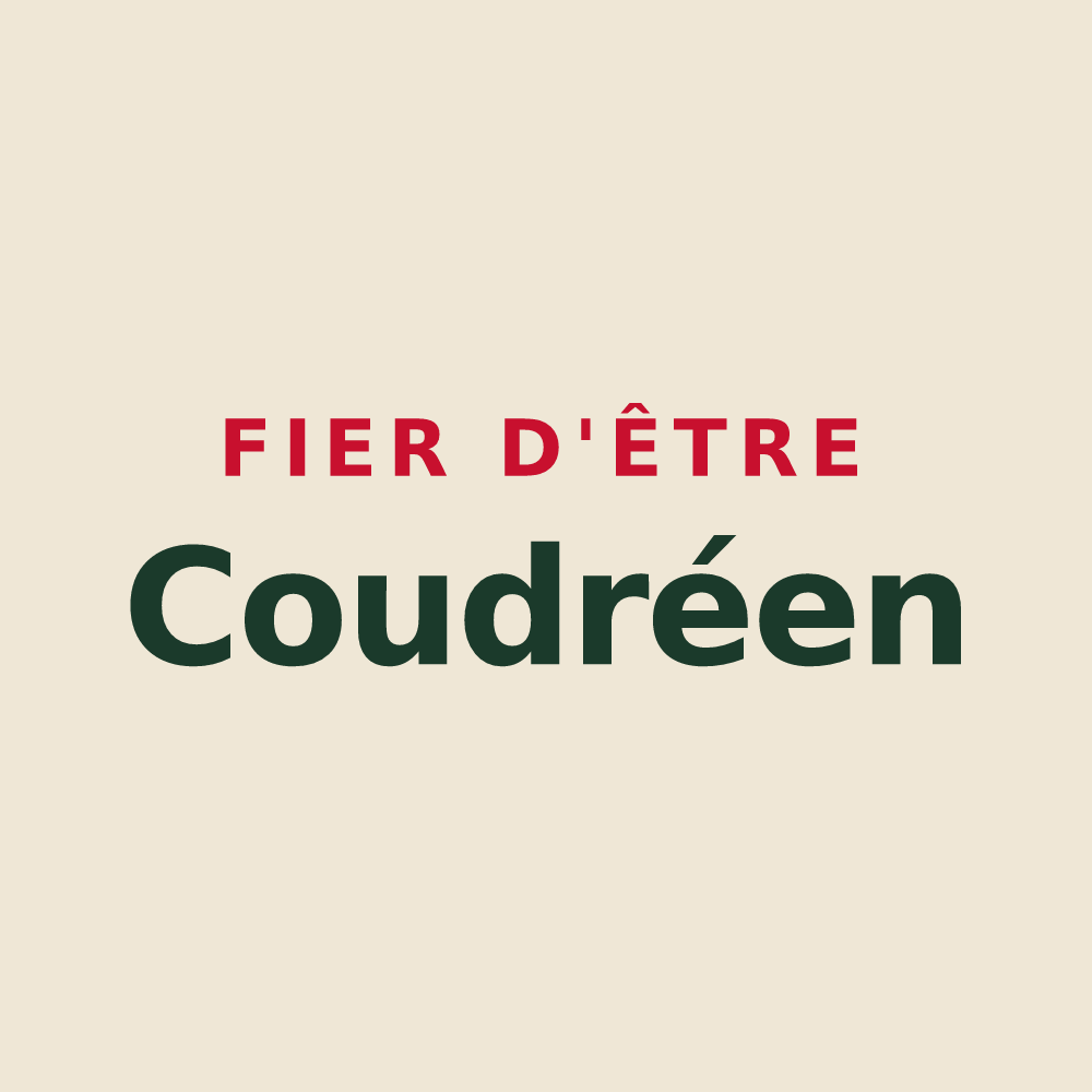 Tote bag « Fier d'être Coudréen » — design pour Coudray