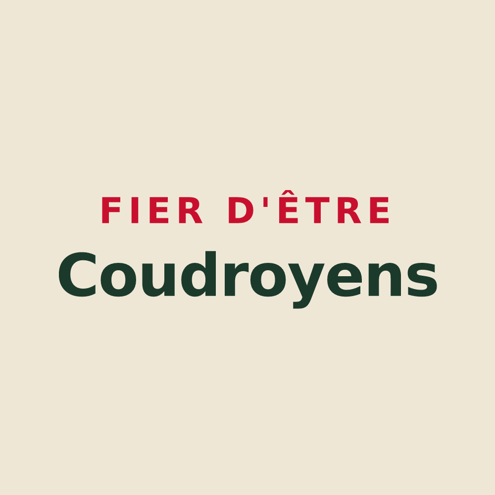 Tote bag « Fier d'être Coudroyens » — design pour Coudroy
