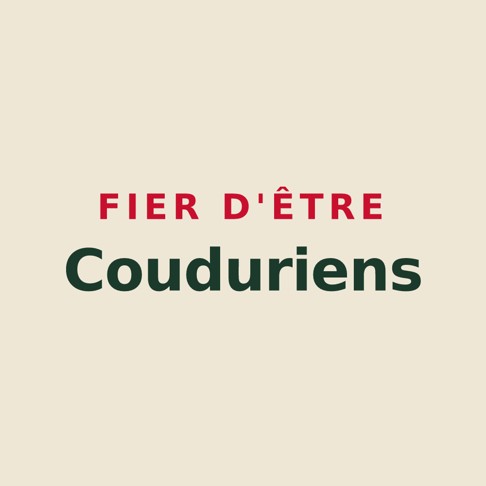 Tote bag « Fier d'être Couduriens » — design pour Coudures