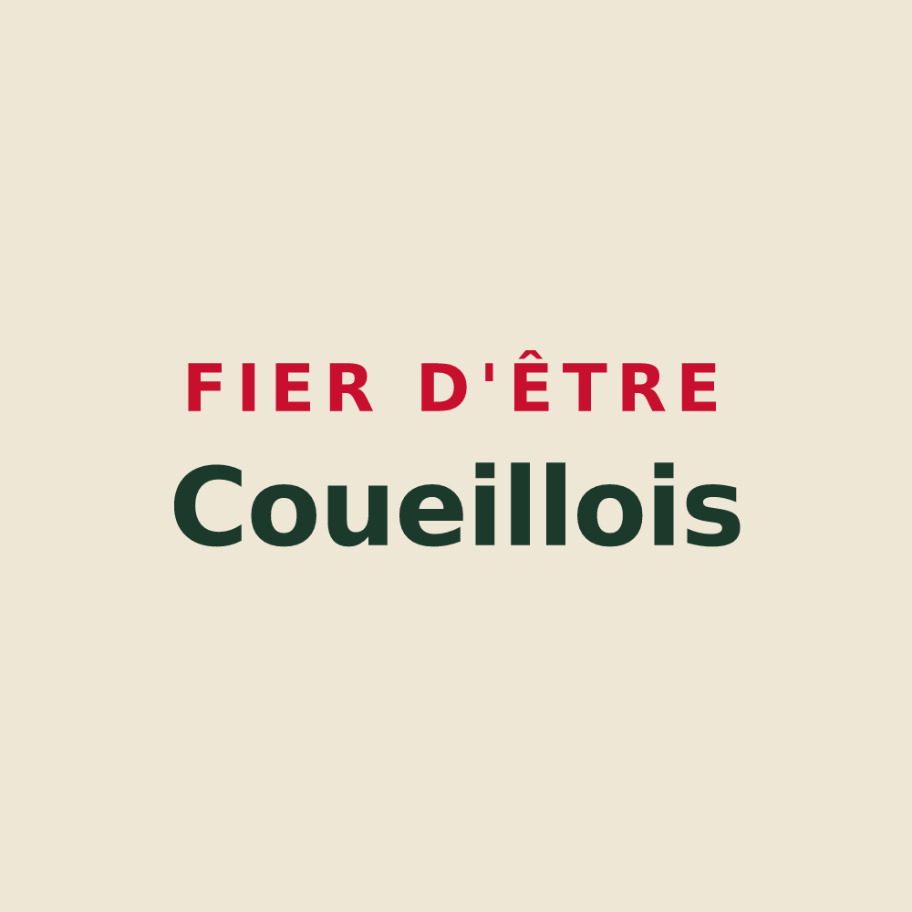 Tote bag « Fier d'être Coueillois » — design pour Coueilles