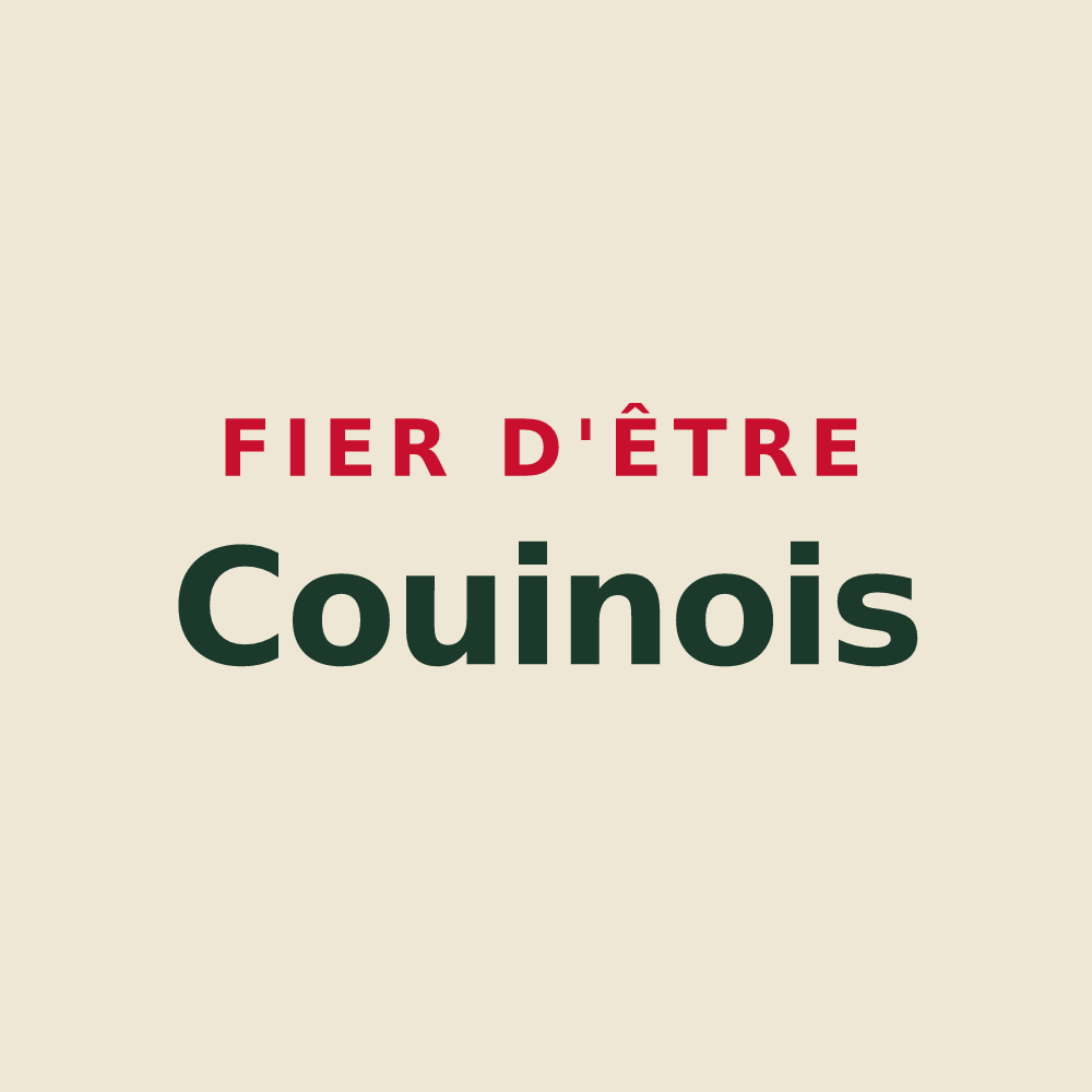 Tote bag « Fier d'être Couinois » — design pour Couin