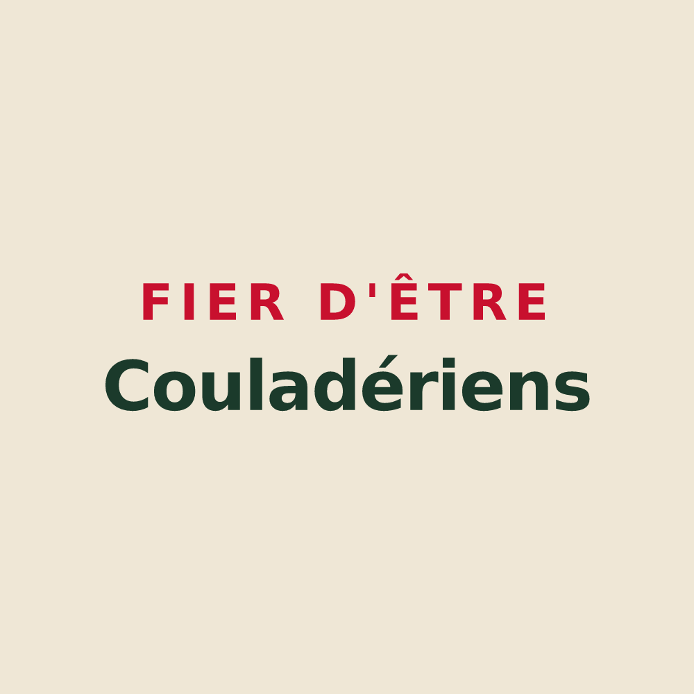 Tote bag « Fier d'être Couladériens » — design pour Couladère