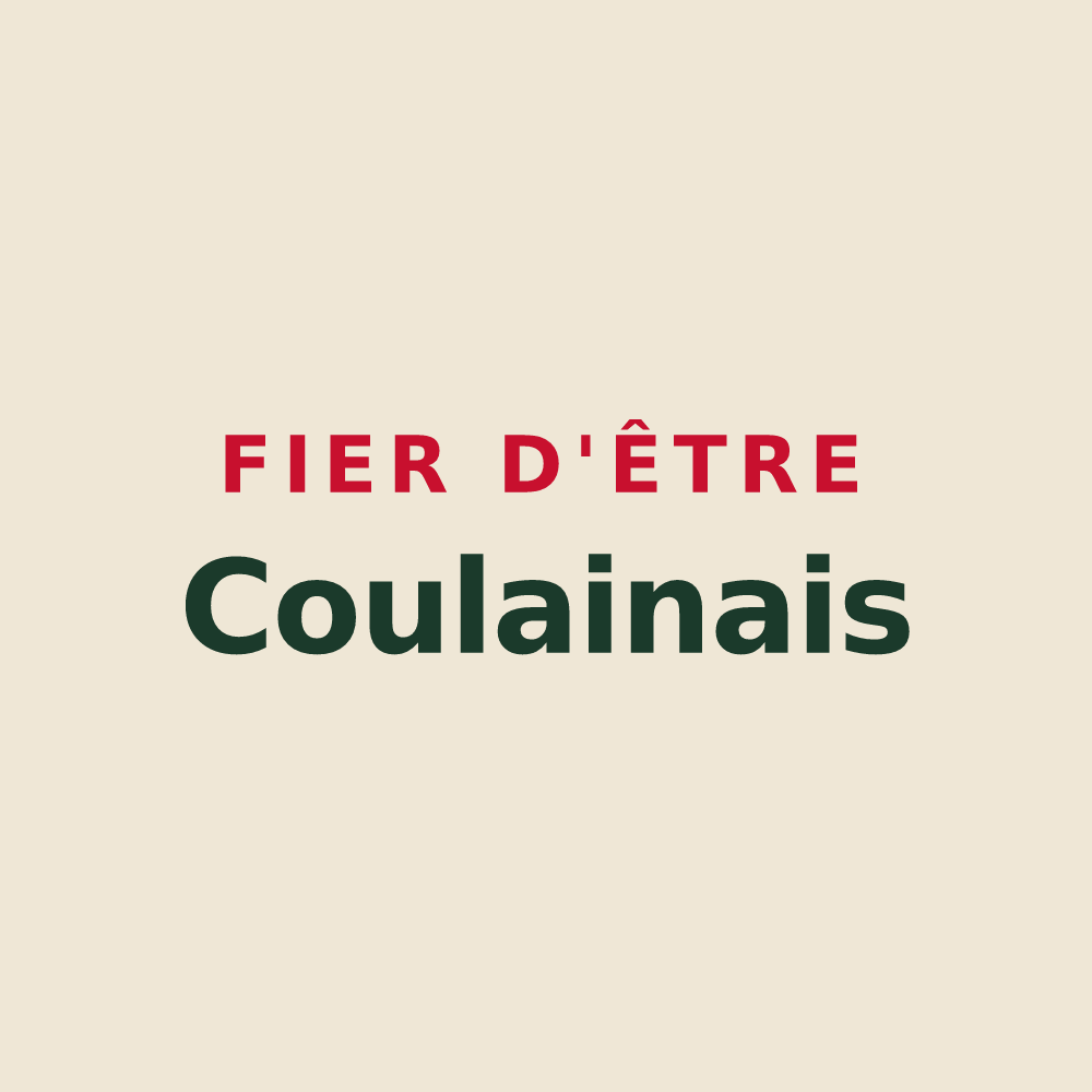 Tote bag « Fier d'être Coulainais » — design pour Coulaines