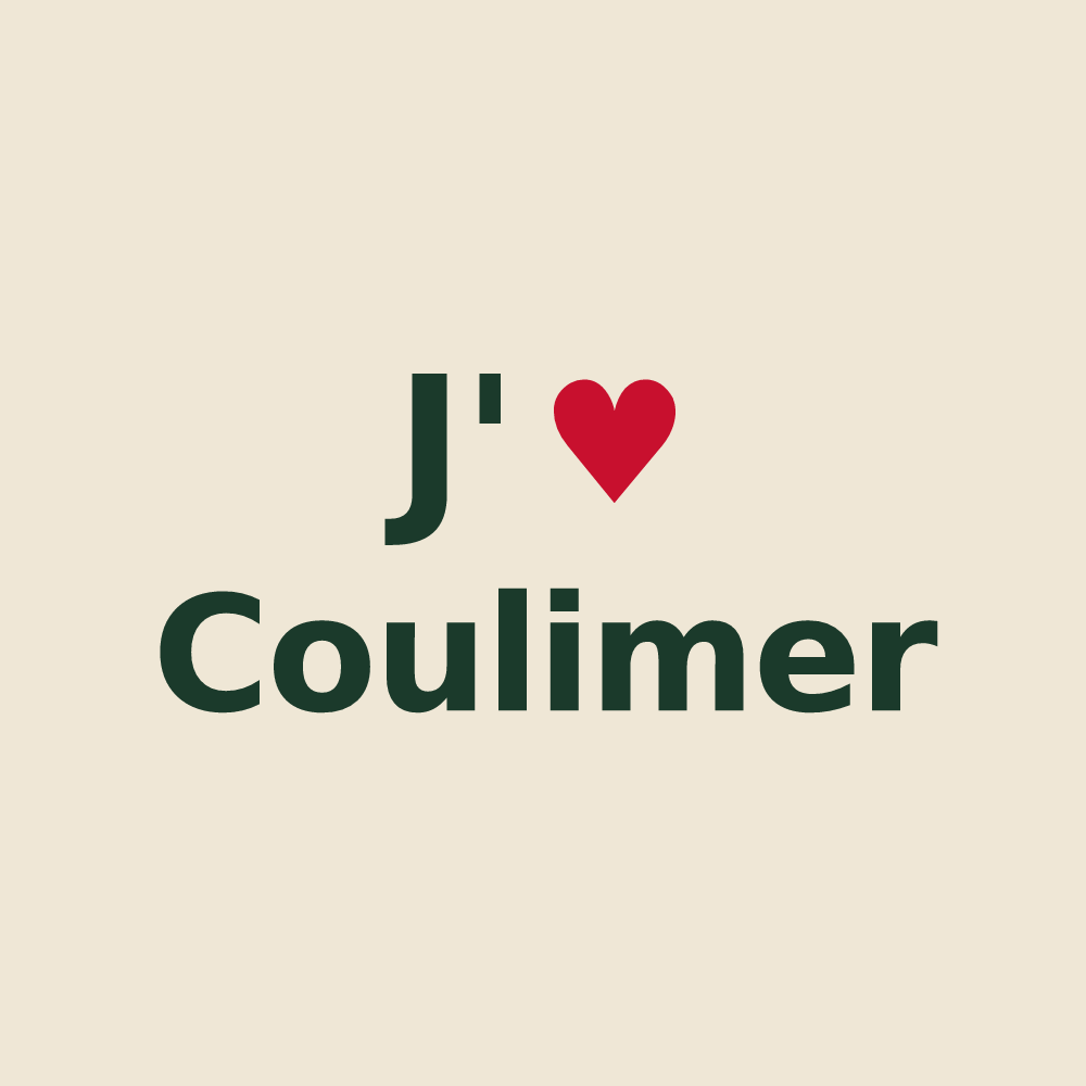 Tote bag personnalisé Coulimer — design J'aime Coulimer