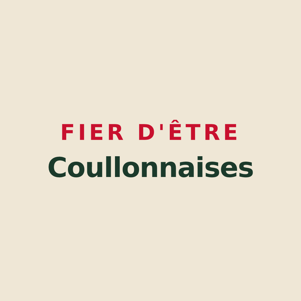 Tote bag « Fier d'être Coullonnaises » — design pour Coullons