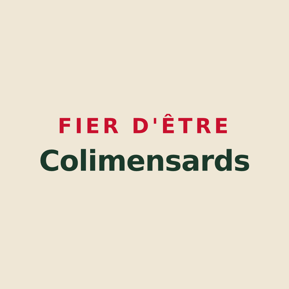 Tote bag « Fier d'être Colimensards » — design pour Coulommes-et-Marqueny