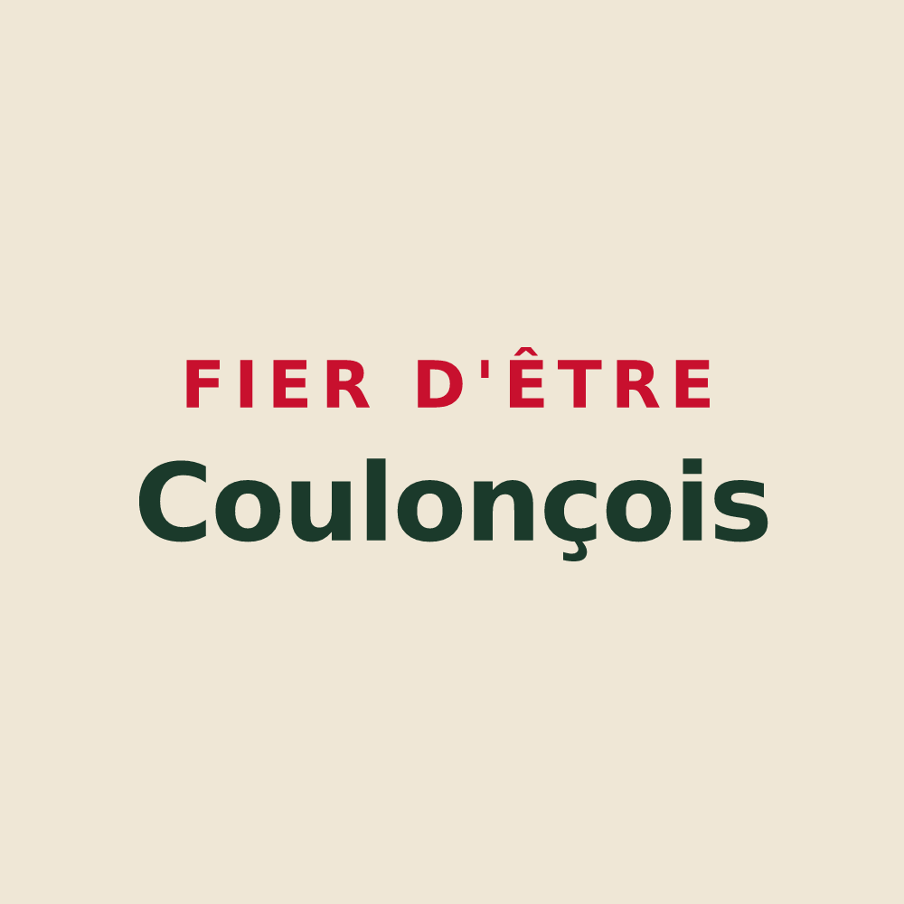 Tote bag « Fier d'être Coulonçois » — design pour Coulonces