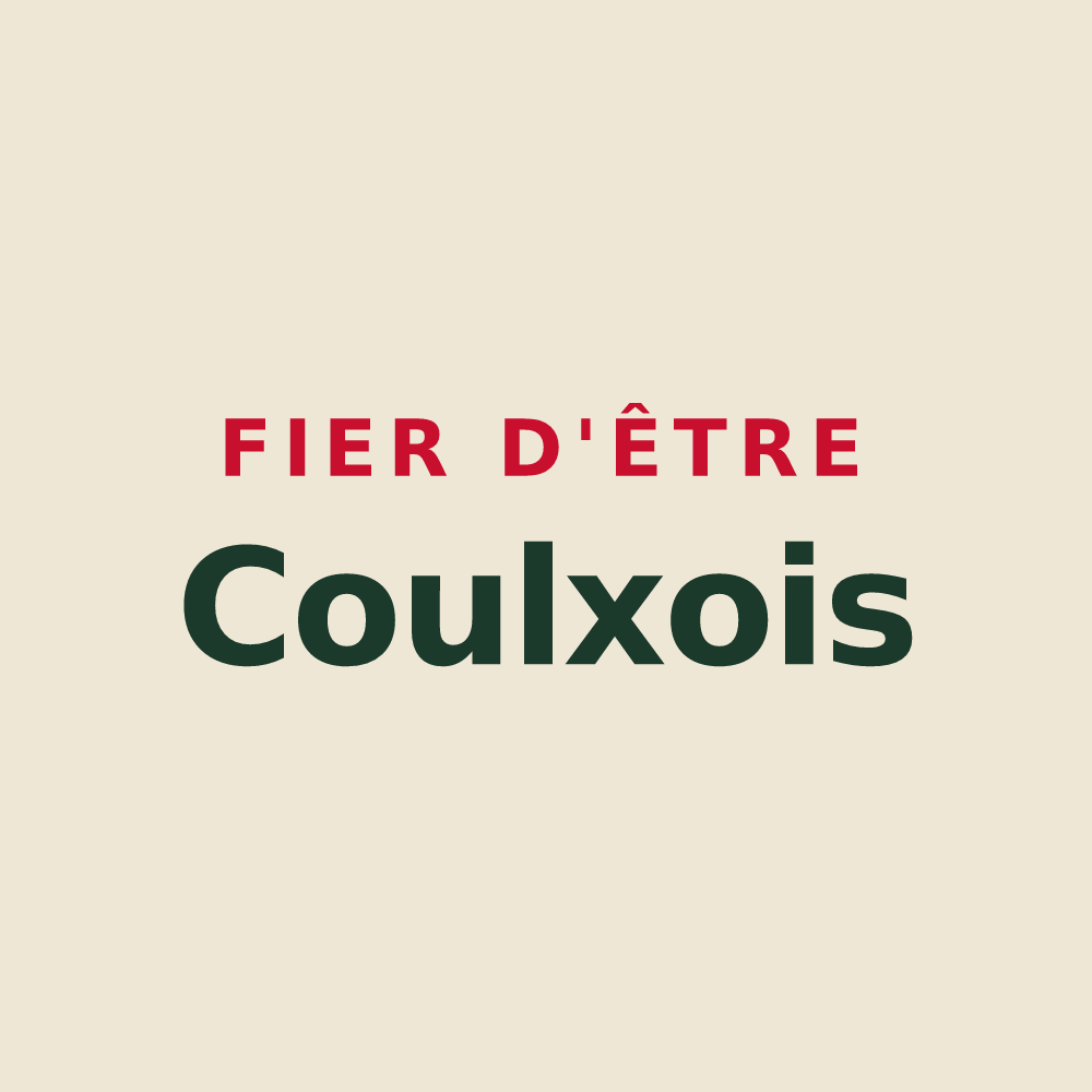 Tote bag « Fier d'être Coulxois » — design pour Coulx